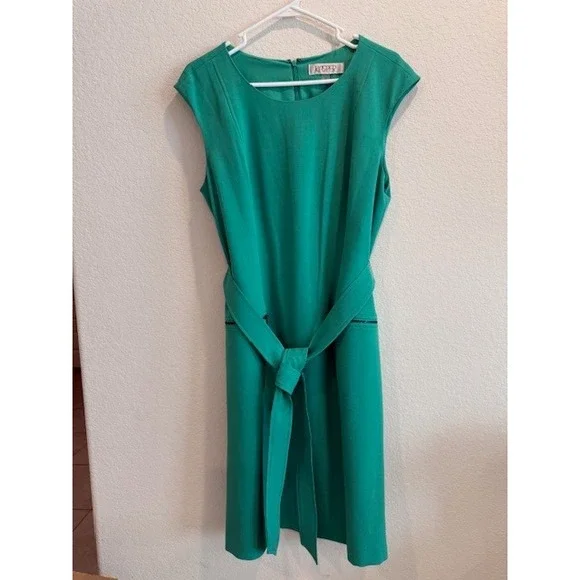 Kasper Dress Suit Set Green Career Work Office Interview Women's Size 14 - Picture 2 of 5